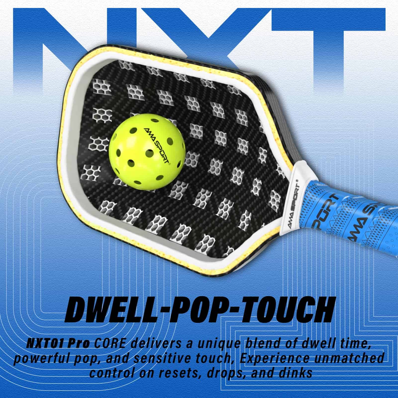 Pala de Pickleball PICKLETECH NXT 01 -Azul - Imagen 4