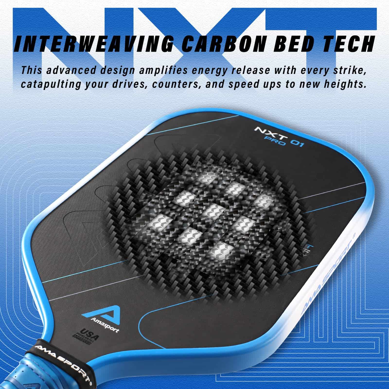 Pala de Pickleball PICKLETECH NXT 01 -Azul - Imagen 6