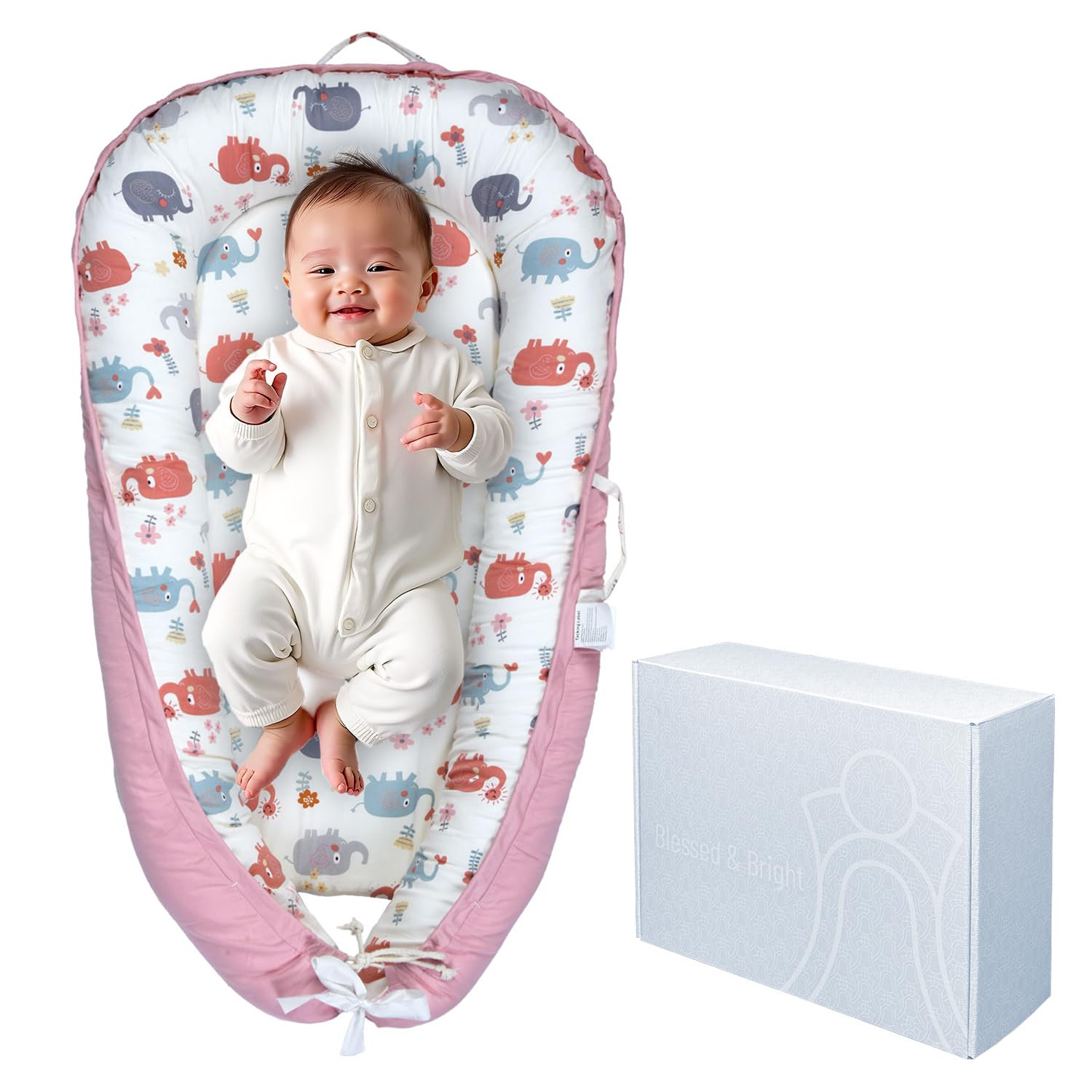 Almohada Cojín para Bebé Recién Nacido, Transpirable de