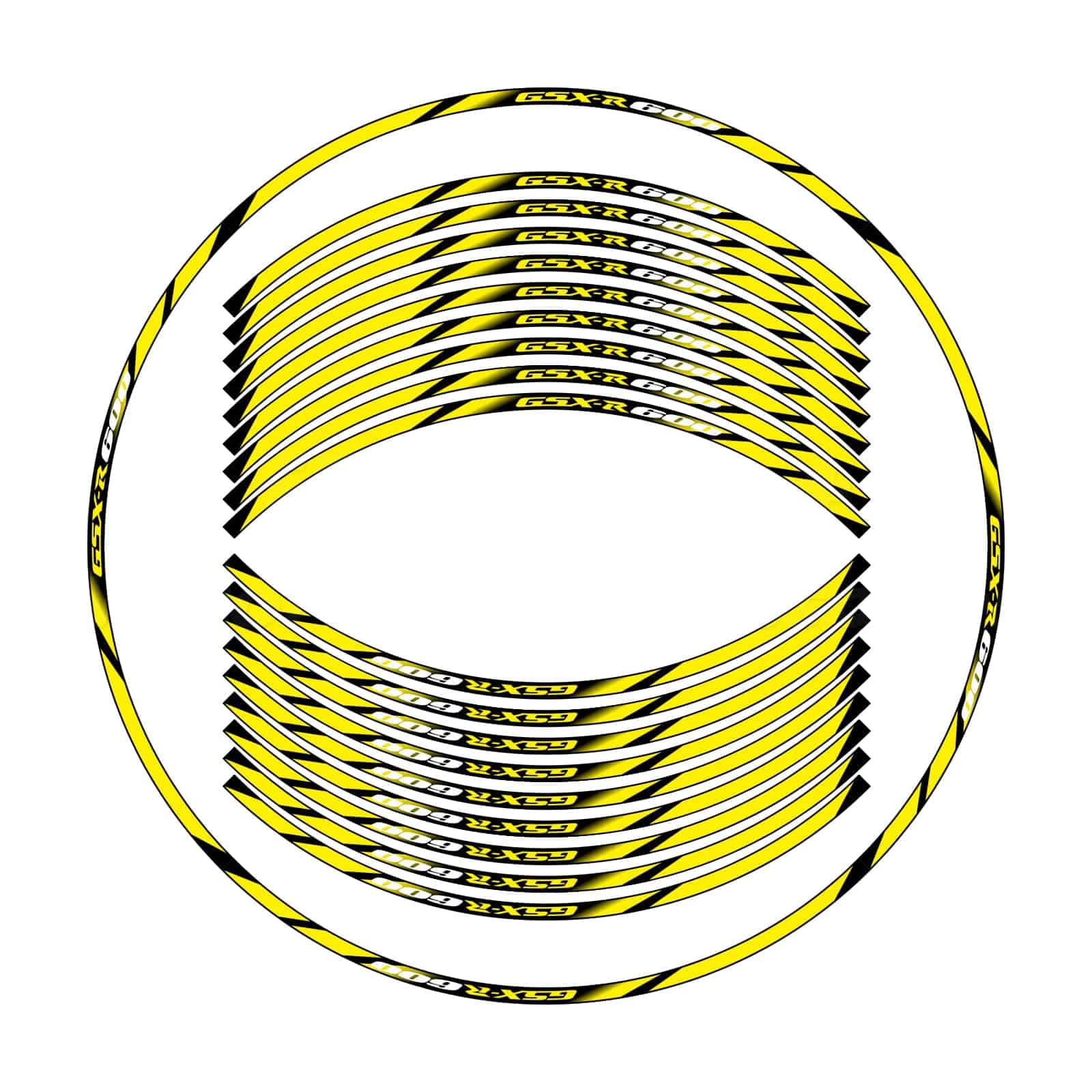 Kit de Rayas Reflectantes para Ruedas de Motocicleta de - Imagen 3
