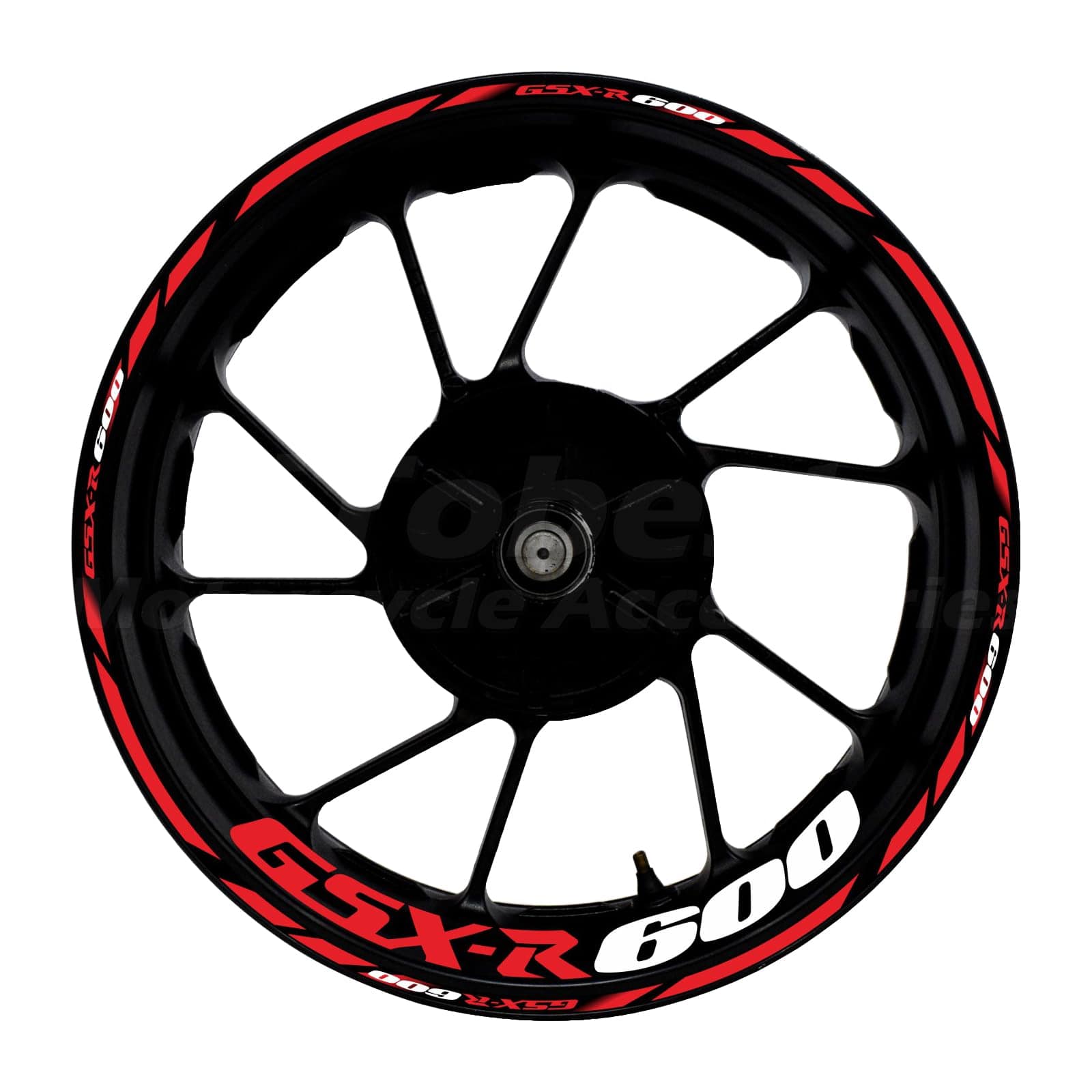 Kit de rayas reflectantes para ruedas de motocicleta