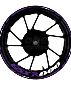 Kit de Rayas Reflectantes para Ruedas de Motocicleta,