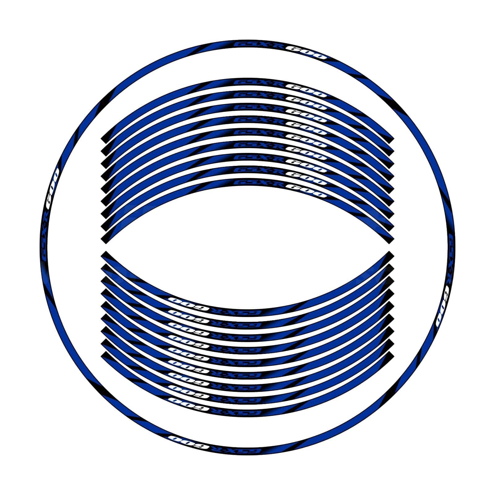 Kit de Rayas Reflectantes para Rueda de Motocicleta - Imagen 3