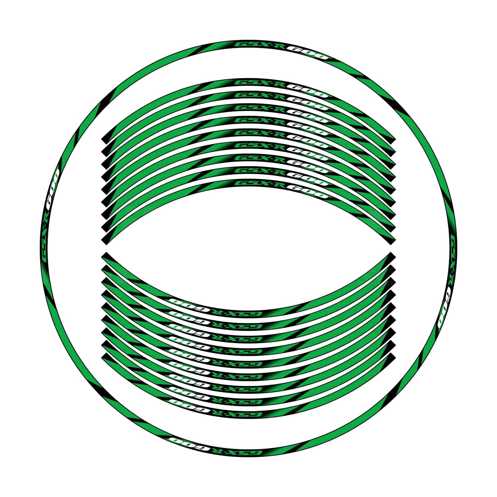 Kit de Pegatinas Reflectantes para Ruedas de Motocicleta - Imagen 3