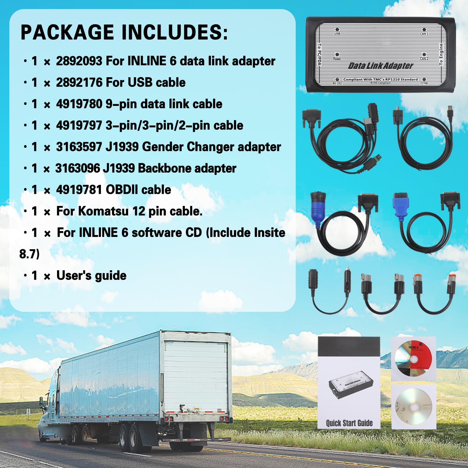 Adaptador de enlace de datos pesados INLINE6 V8.7 3165033 - Imagen 3