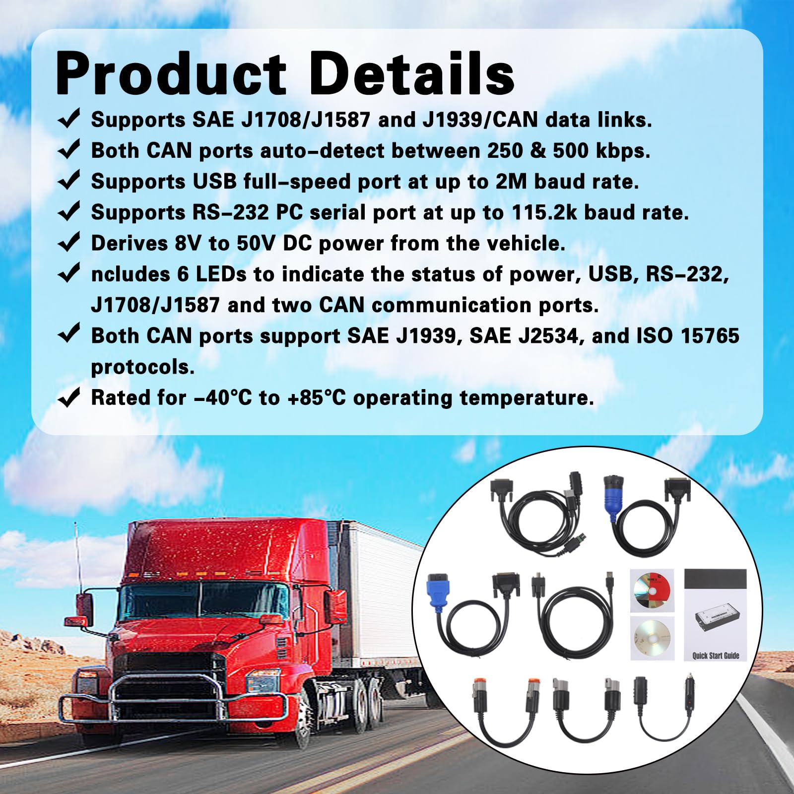 Adaptador de enlace de datos pesados INLINE6 V8.7 3165033 - Imagen 5