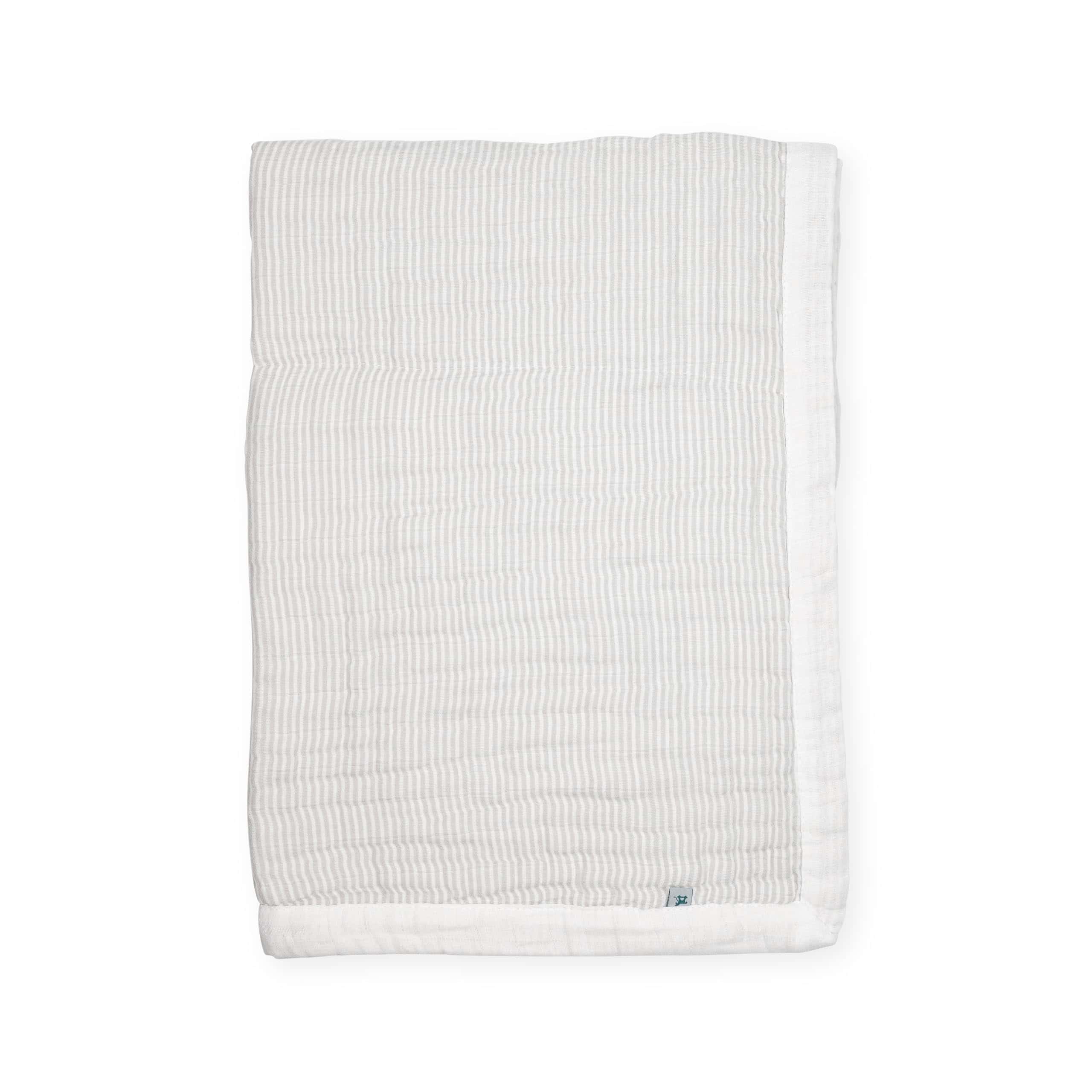 Colcha de bebé de muselina de algodón orgánico Little