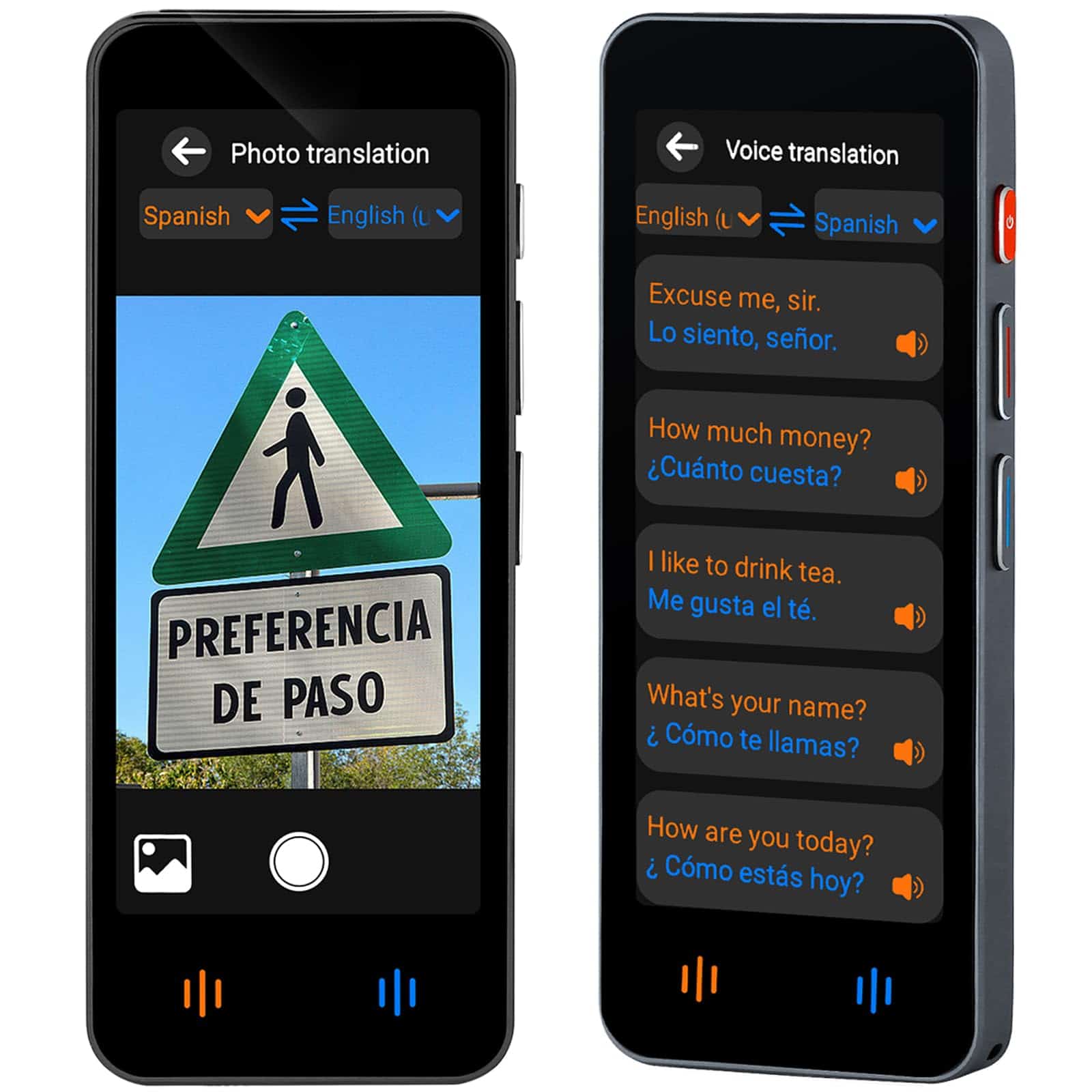 Dispositivo traductor de idiomas - Traductor instantáneo