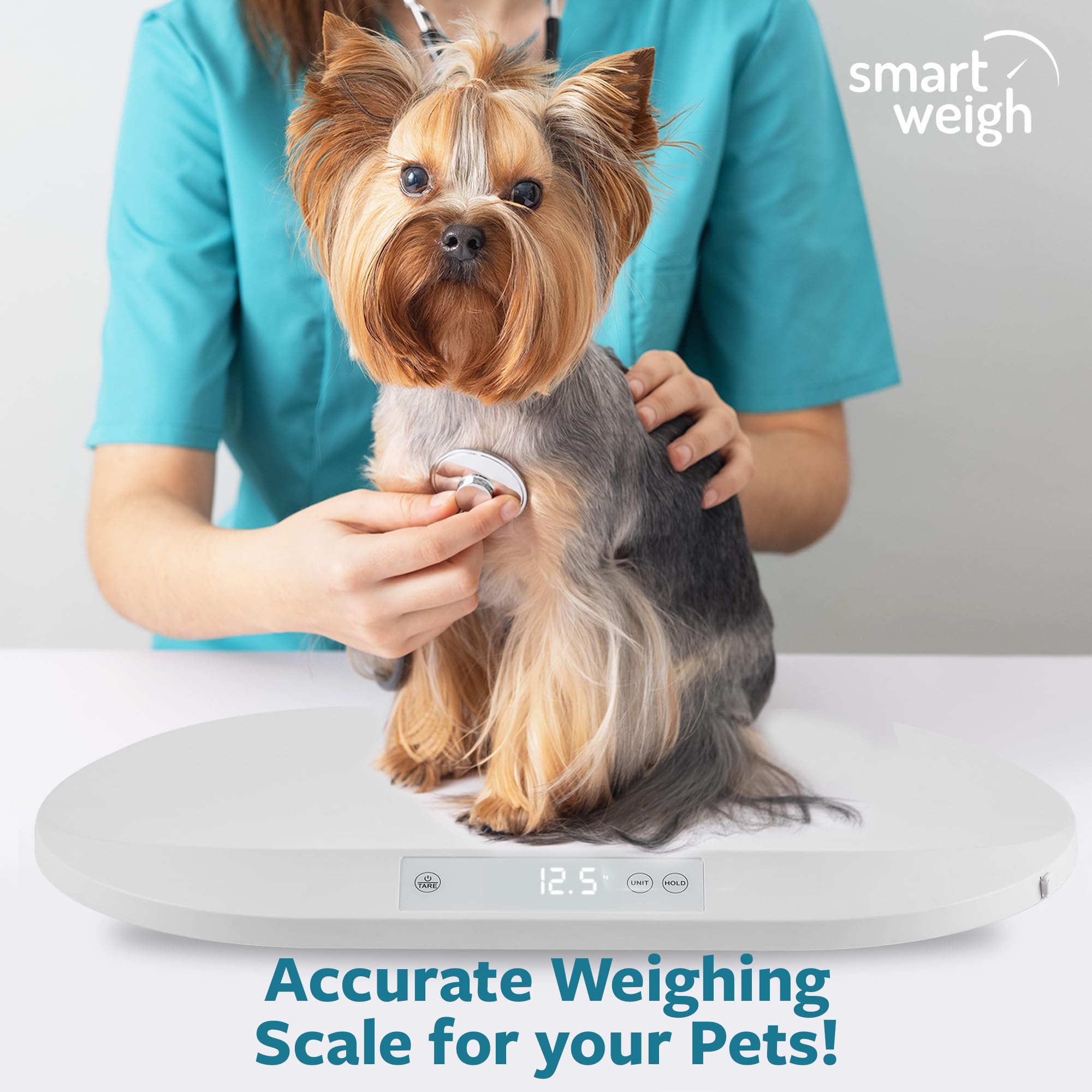 Báscula digital precisa Smart Weigh para bebés y mascotas - Imagen 7