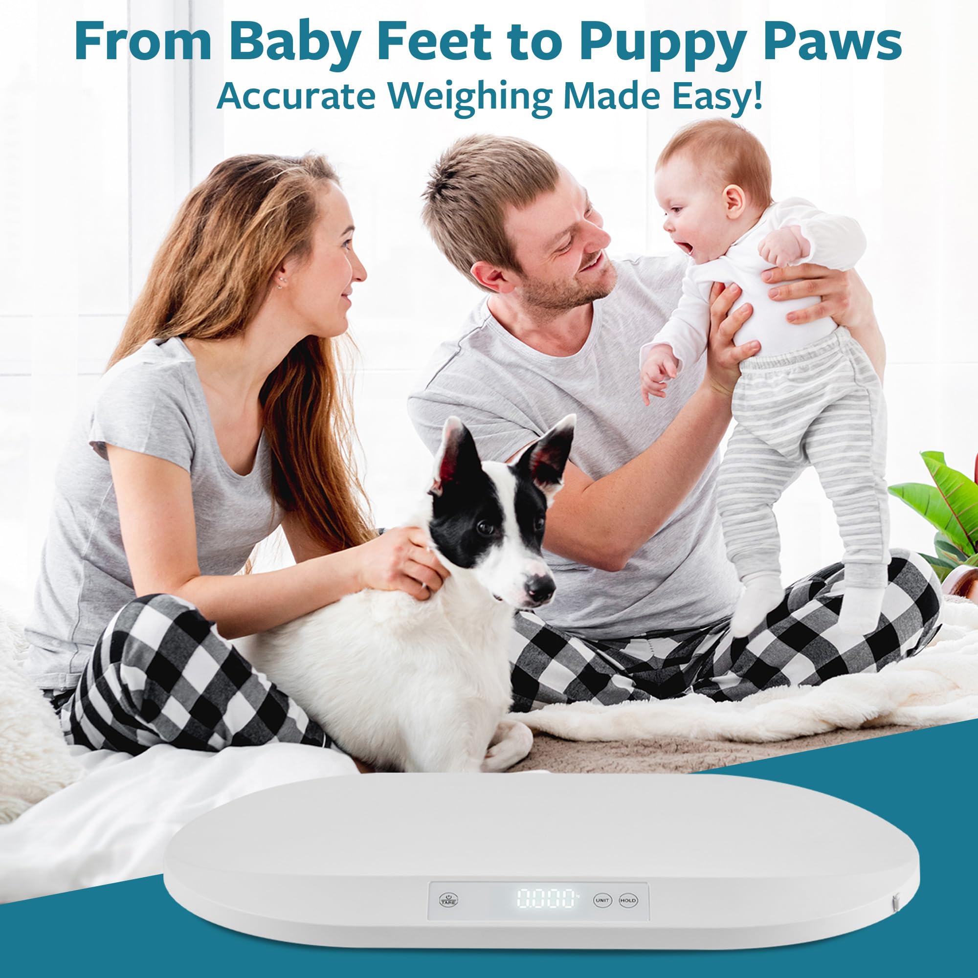 Báscula digital precisa Smart Weigh para bebés y mascotas - Imagen 9