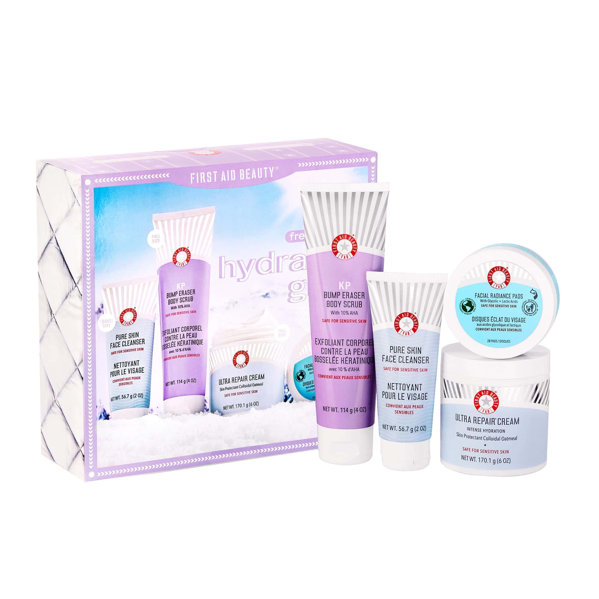 Kit First Aid Beauty - Brillo Hidratado: Exfoliante