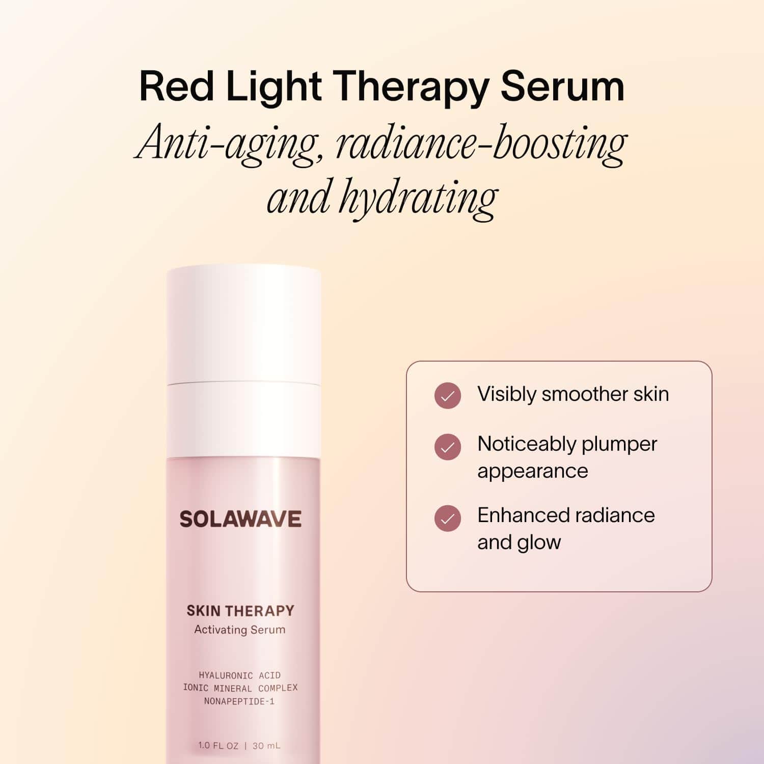 SolaWave Skin Therapy Activating Serum with 1 Refill | - Imagen 3