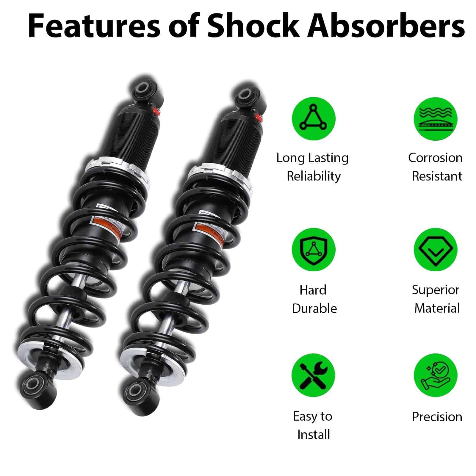 Caiman Juego de amortiguadores delanteros izquierdo y - Imagen 3