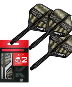 TARGET Darts Dimitri Van den Bergh K Flex -Negro
