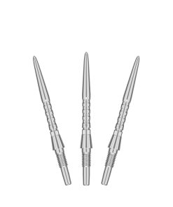 TARGET Darts Swiss Point Storm Dart Points, -Plata