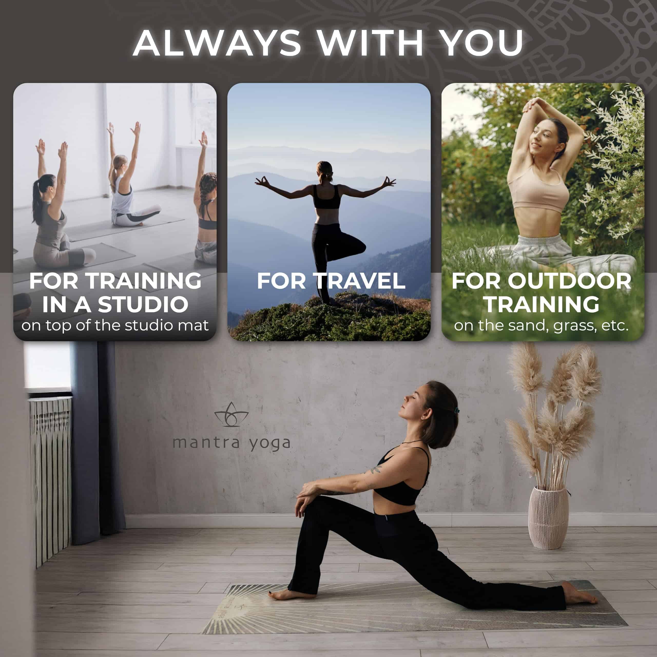 Tapete de Yoga Mantra Travel PRO 1.5mm con -Sunway - Imagen 6