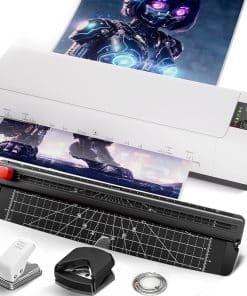 Máquina laminadora A3, 13 pulgadas, 9 en 1 con hojas de