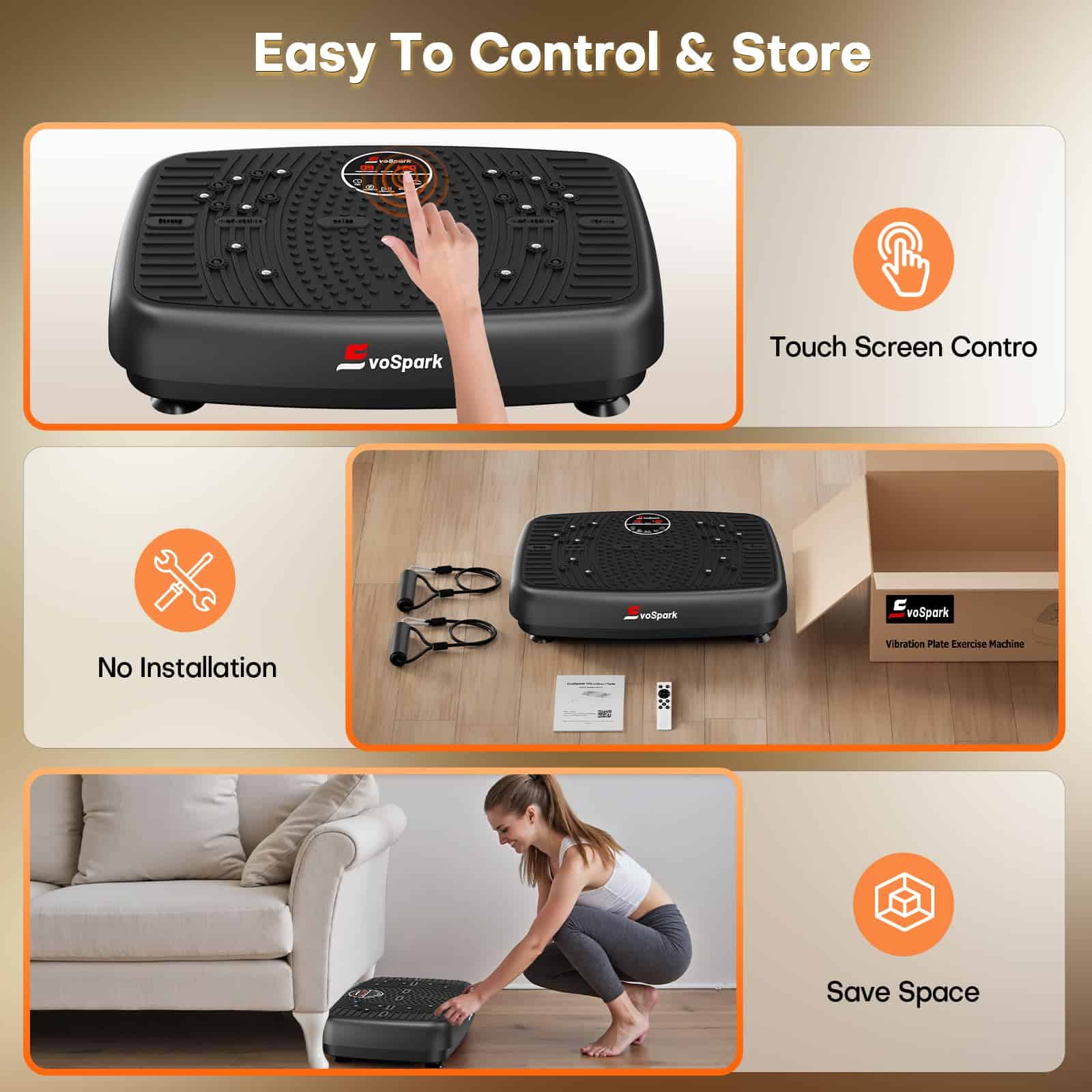 Plataforma de Ejercicios de Vibración, 2025 Doble Motor - Imagen 9