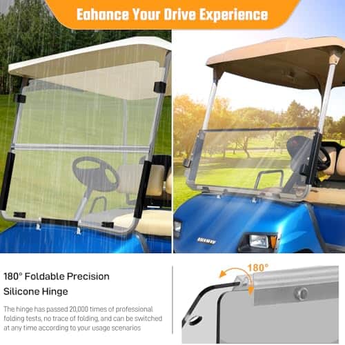 Parabrisas para Carro de Golf RIZINKART para Yamaha G22, - Imagen 5