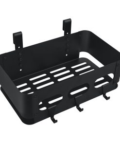 Almacén para parrilla con asador y colgadores ajustables