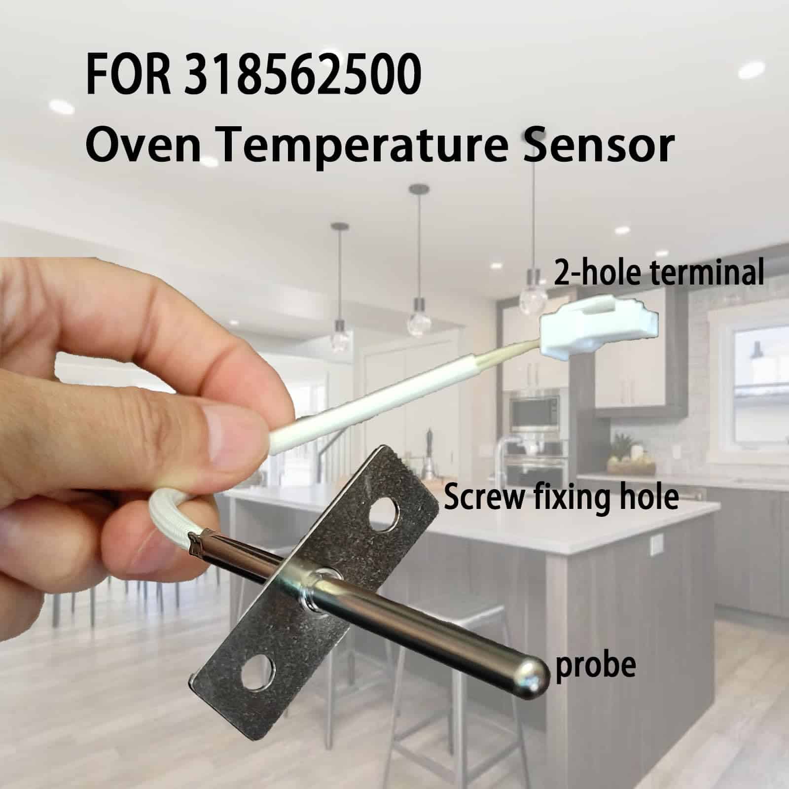 Sensor de temperatura del horno 5304525427 para horno - Imagen 5