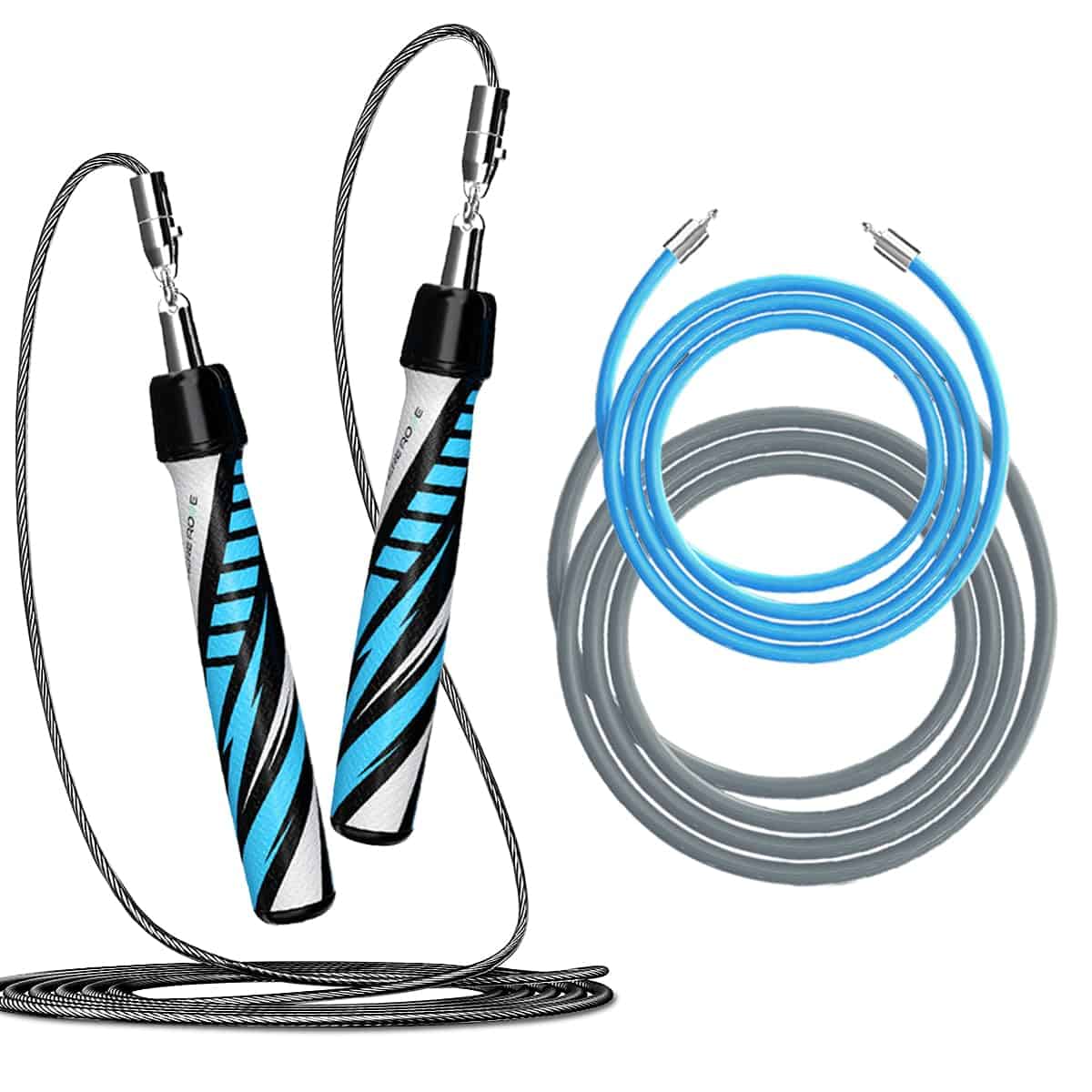 HEREROPE Set de Cuerda de Saltar Ponderada Intercambiable