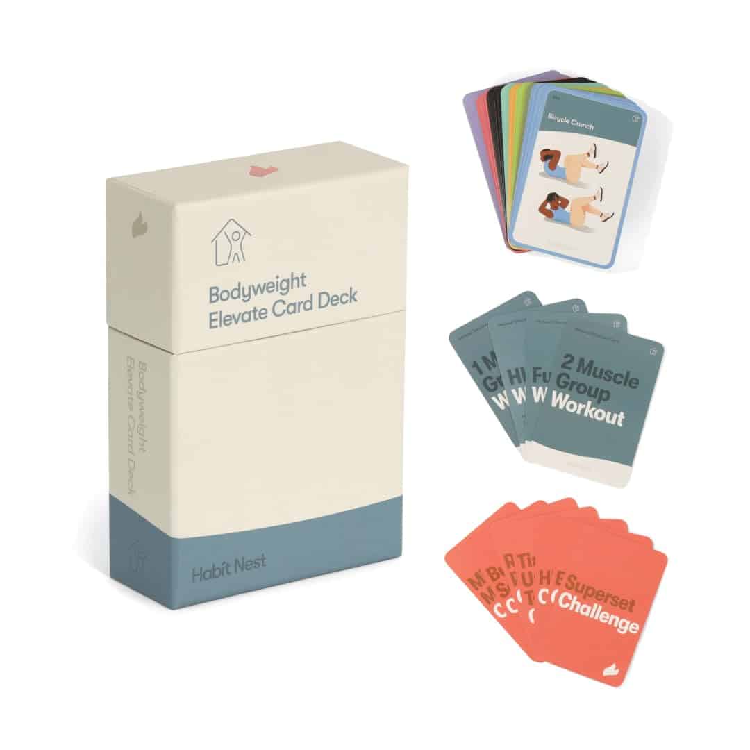 Baraja de Tarjetas de Ejercicio con Peso Corporal: Serie de