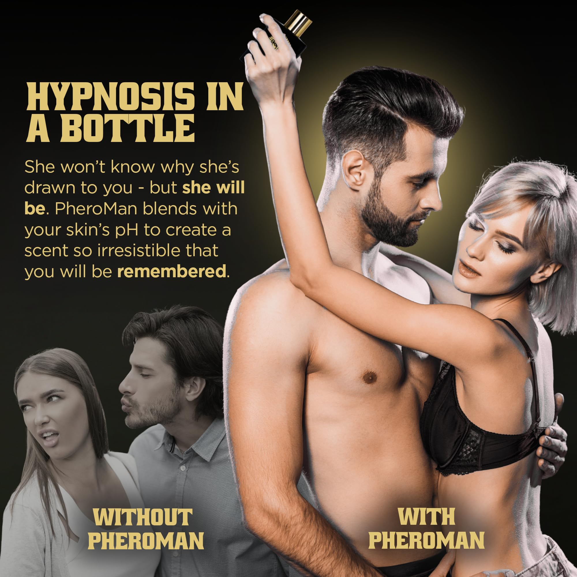 PheroMan Spray Infundido con Feromonas para Hombres, - Imagen 7