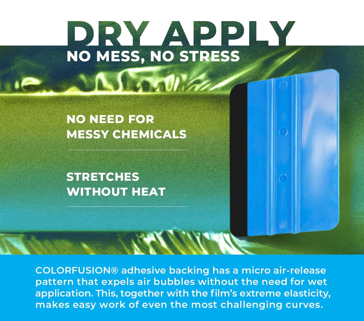 ColorFusion PPF de VViViD, Envoltura de -Verde Primavera Tem - Imagen 5