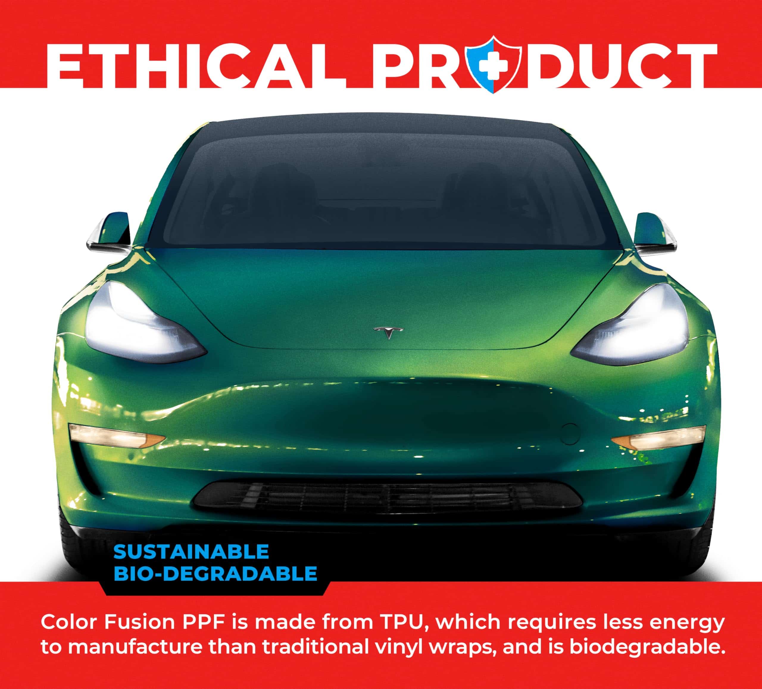 ColorFusion PPF de VViViD, Envoltura de -Verde Primavera Tem - Imagen 6