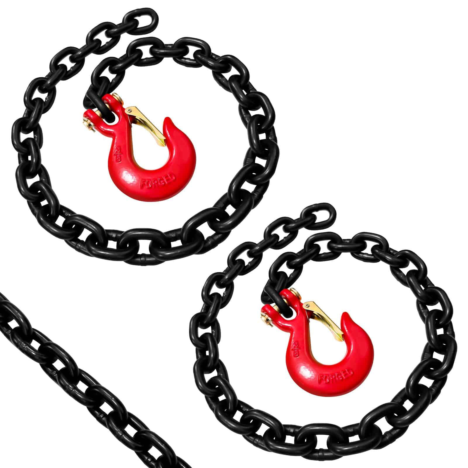 Cadenas de seguridad para remolque con ganchos de 39