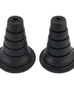 Par de Aisladores de Muelle de Espiral Trasero Izquierdo y