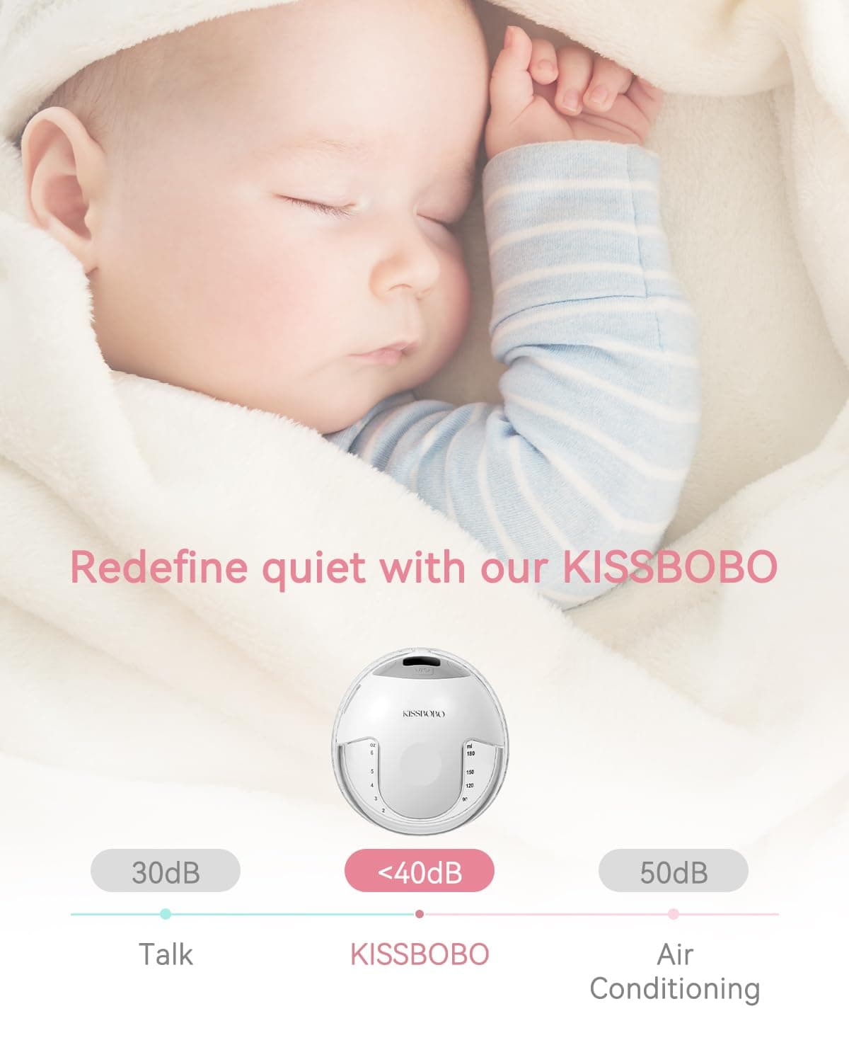Extractor de leche manos libres KISSBOBO, Extractor de - Imagen 7