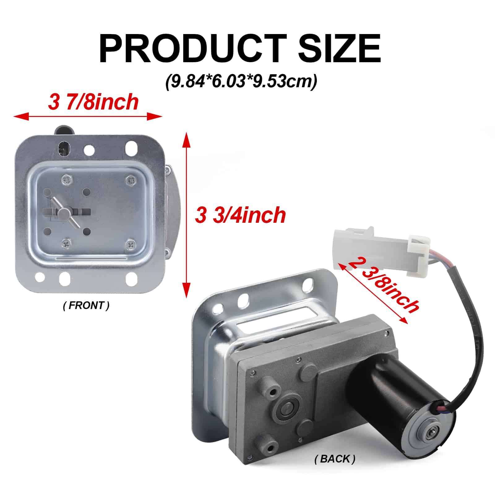 Motor de Alimentación de Gusanos de 12V para Parrillas - Imagen 3