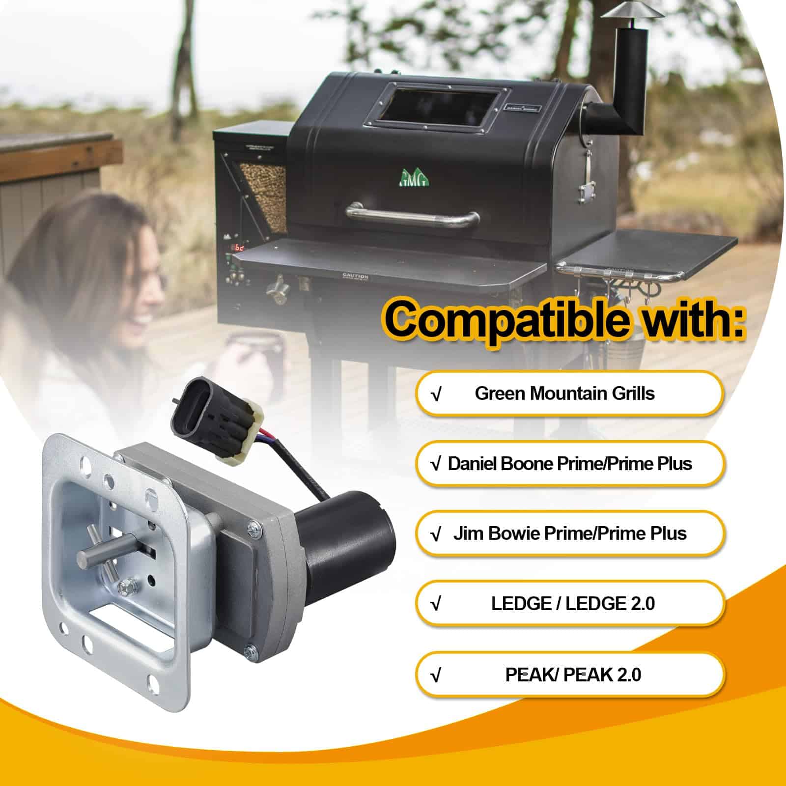 Motor de Alimentación de Gusanos de 12V para Parrillas - Imagen 7