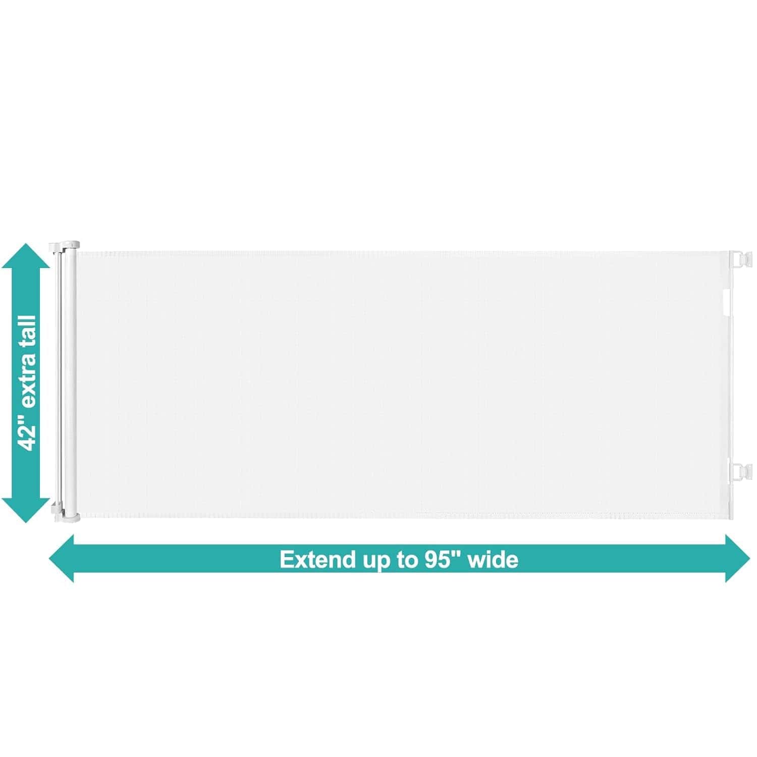 Puertas de bebé retráctiles extra altas y extra anchas de - Imagen 3