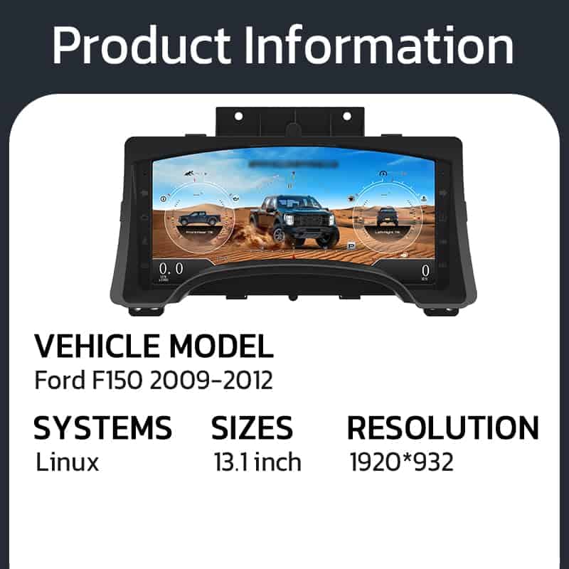 Tablero Digital de Repuesto para Automóvil Ford F150 2009 - Imagen 4