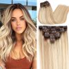 Extensiones de Cabello Clip ORIGEN de Pelo Humano Real Remy