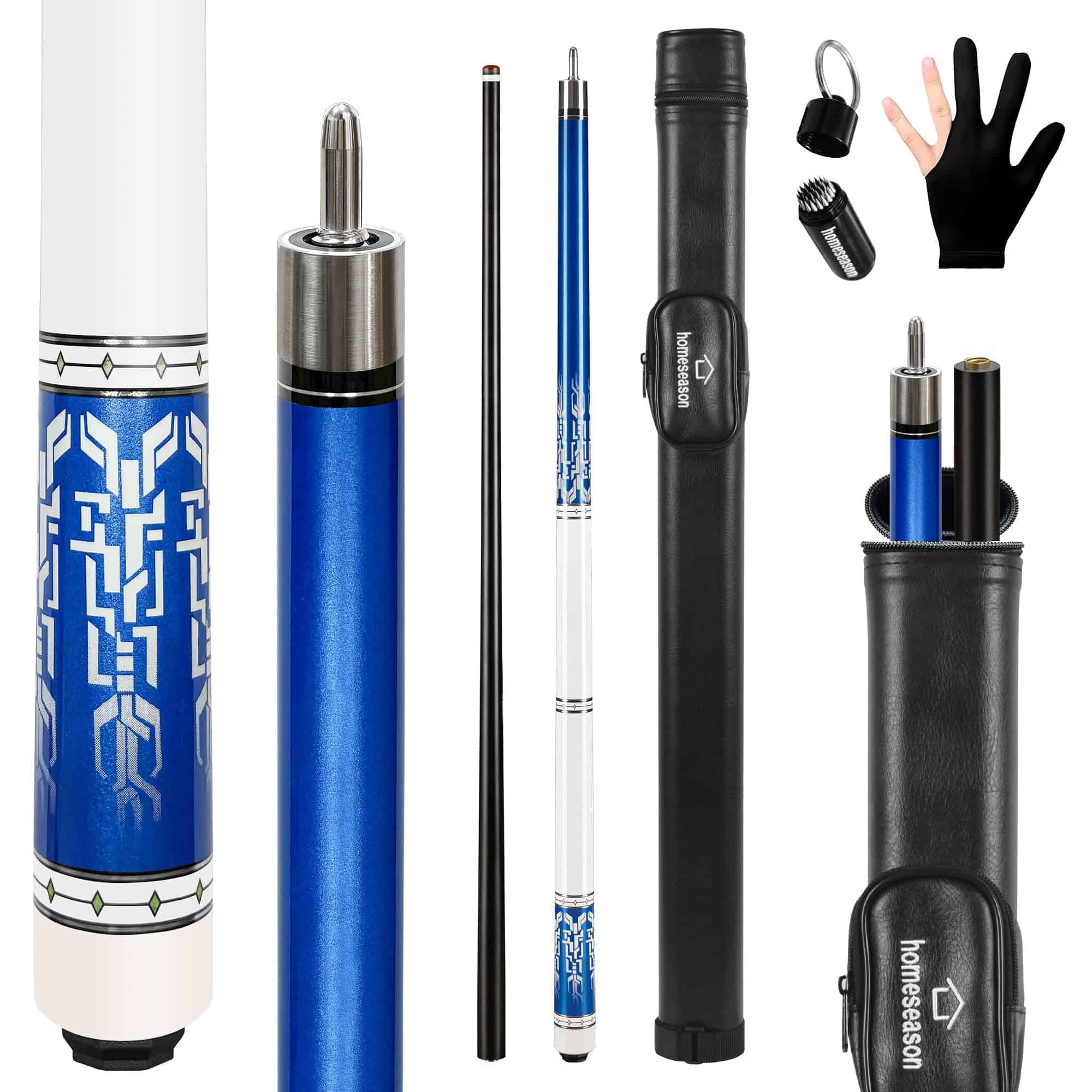 Palo de Billar de Fibra de Vidrio HomeSeason -Azul/21oz con