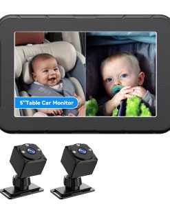 Cámara Dual para Bebé MHCABSR, Pantalla de 5 pulgadas de