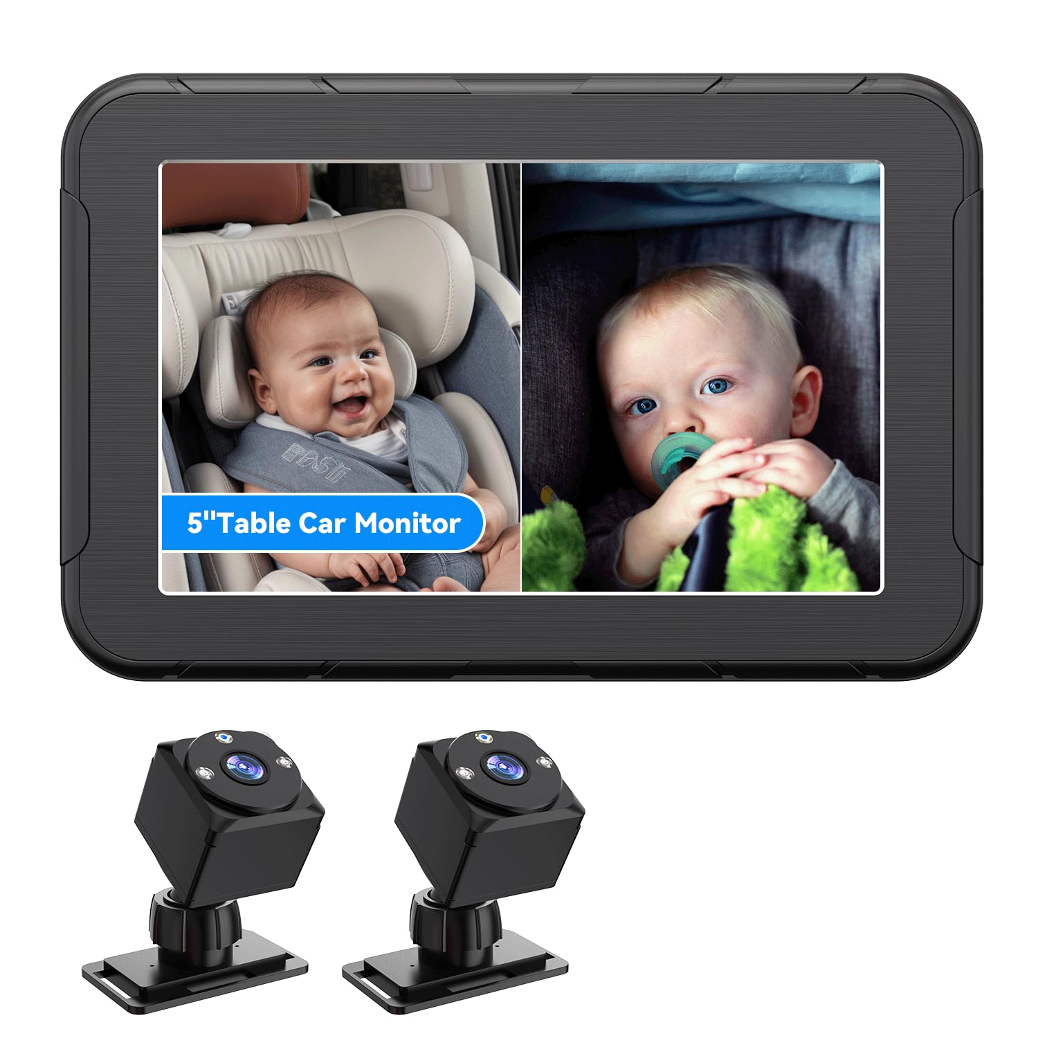 Cámara Dual para Bebé MHCABSR, Pantalla de 5 pulgadas de