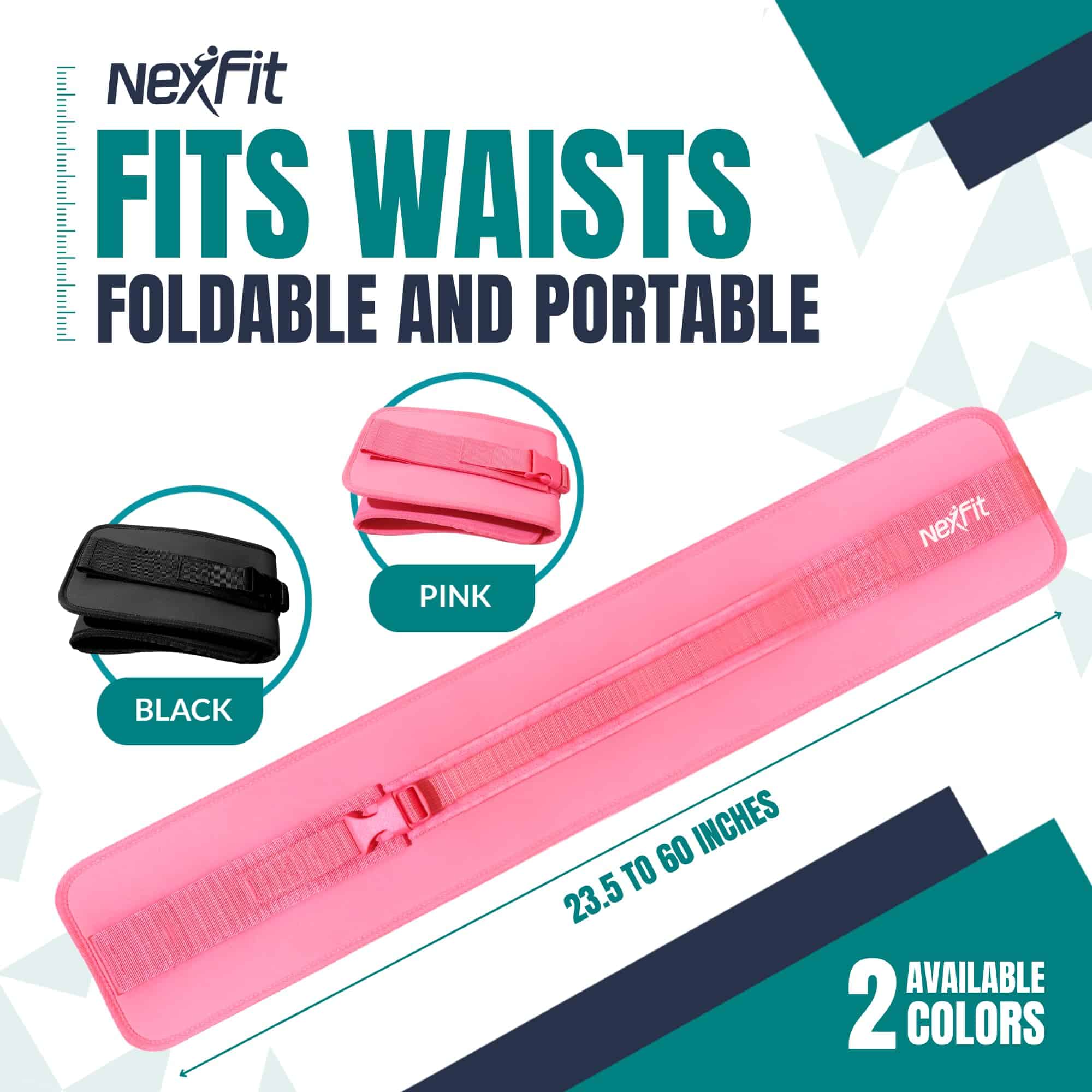 Cinturón de Ejercicio de Cadera NexFit Ajustable Entrenador - Imagen 3
