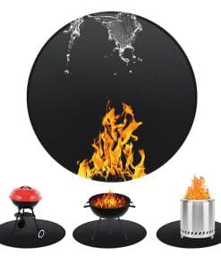 Tapete redondo para parrilla de barbacoa, 60 pulgadas
