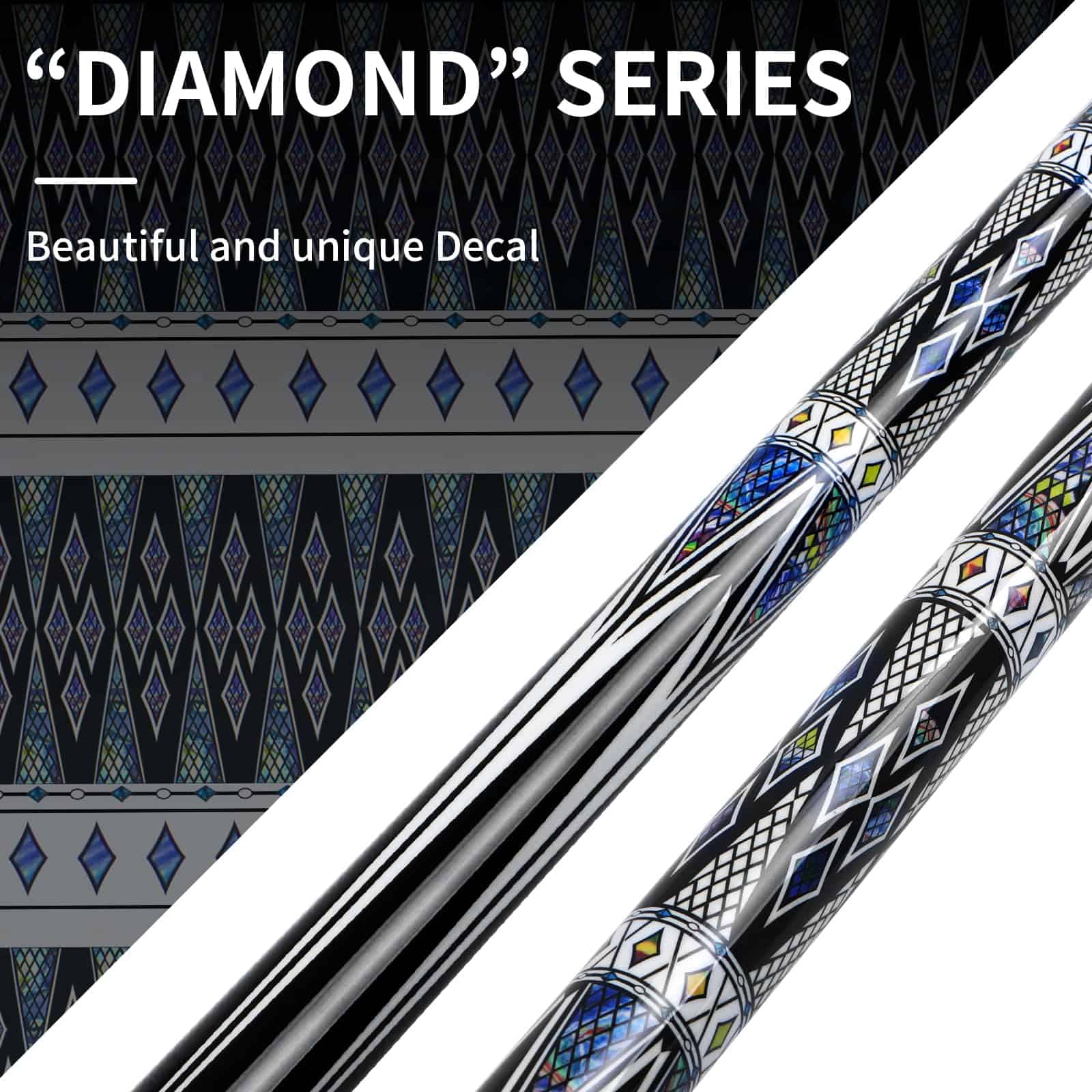 Kmise 58'' 20oz Taco de Billar con -Patrón 1 - Imagen 9