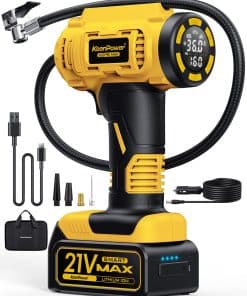 Compresor de aire portátil sin cable KeenPower, inflador de