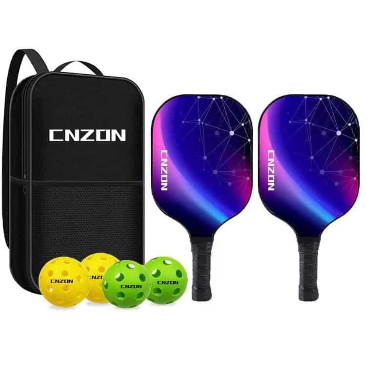 Paletas de Pickleball, Set de Pickleball de Fibra de