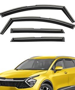 Deflectores de Ventana Extra Duraderos en Canal Interior