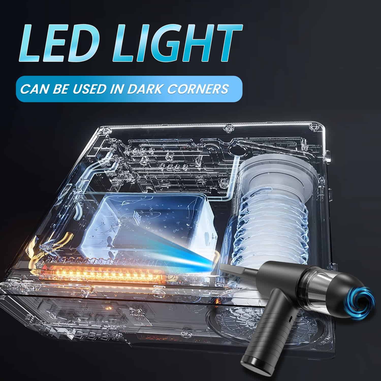 Soplador de Aire Eléctrico para Limpieza Profunda de - Imagen 8