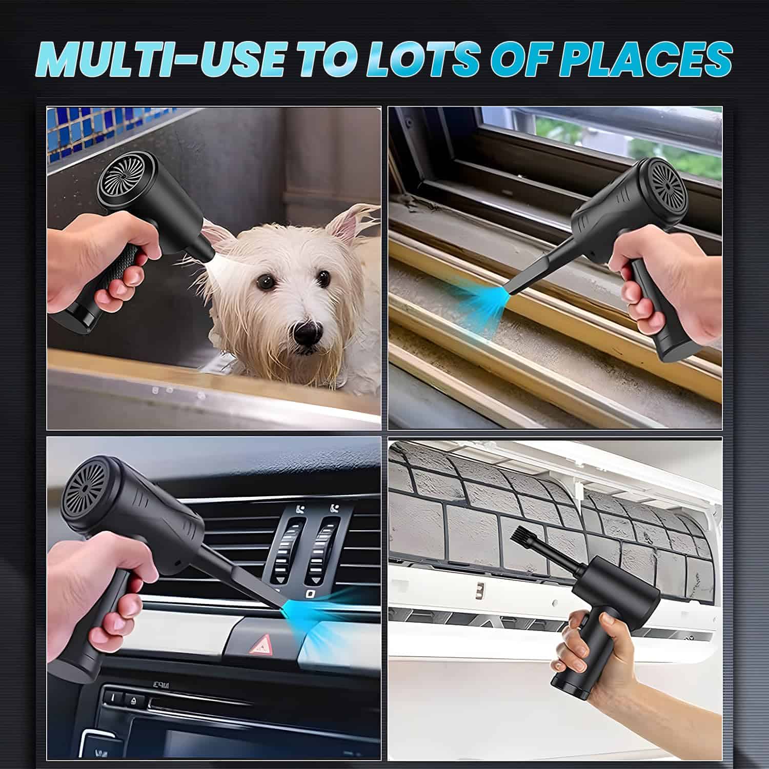 Soplador de Aire Eléctrico para Limpieza Profunda de - Imagen 5