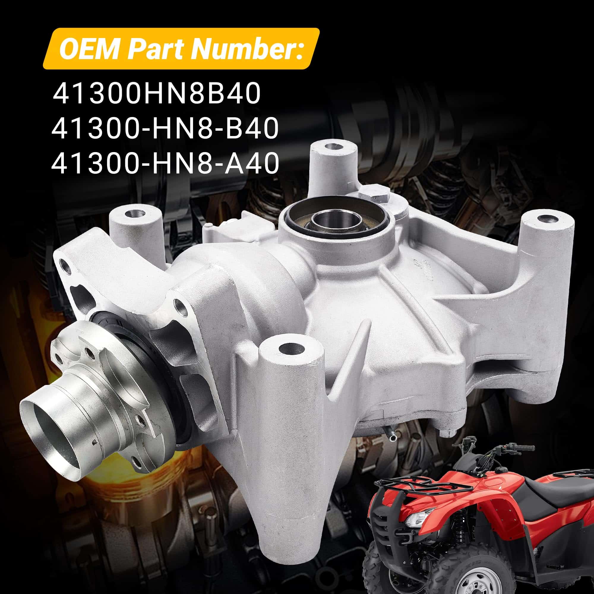 Ensamble de Diferencial Trasero 41300-HN8-A40 Compatible - Imagen 4